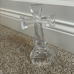 Napco Clear Glass Cross